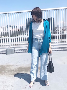 「the case（ザケース）のアイテム」を使った、くすみんさん（レディース・153cm）の夏コーディネート