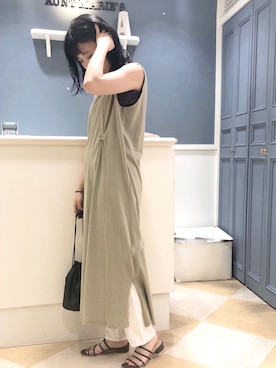 「the case（ザケース）のアイテム」を使った、くすみんさん（レディース・153cm）の夏コーディネート