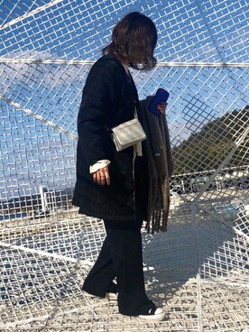 「MARC JACOBS（マークジェイコブス）のアイテム」を使った、くすみんさん（レディース・153cm）の冬コーディネート