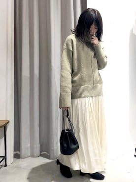 「ADAM PATEK（アダムパテック）のアイテム」を使った、くすみんさん（レディース・153cm）の冬コーディネート