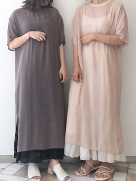 「アントマリーズ」｜「アイテム（その他）」を使った、くすみんさん（レディース・153cm）の夏コーディネート