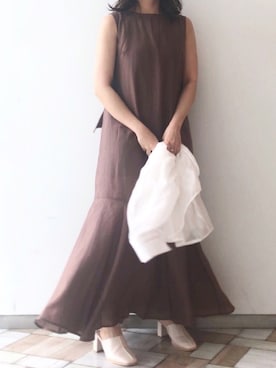 「マーメイド」｜「アイテム（その他）」を使った、くすみんさん（レディース・153cm）の夏コーディネート