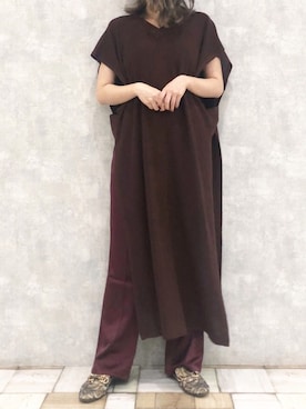 「flowriri（フロウリリ）のアイテム」を使った、くすみんさん（レディース・153cm）の夏コーディネート