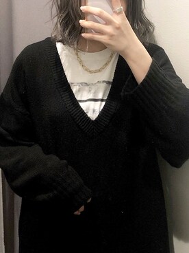 「Lattice（Lattice）のアイテム（アクセサリー）」を使った、くすみんさん（レディース・153cm）の冬コーディネート