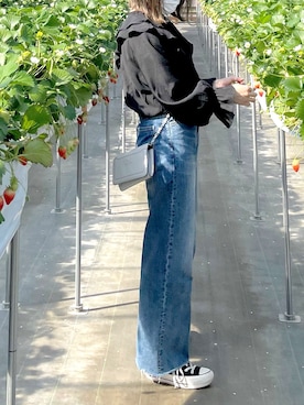 「MARC JACOBS（マークジェイコブス）のアイテム」を使った、くすみんさん（レディース・153cm）の春コーディネート