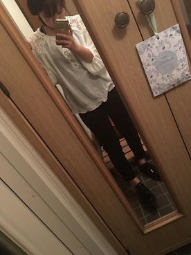 「abcdevol（エービーシーディーイーボル）のアイテム」を使った、kuuchanさん（レディース・155cm）の秋コーディネート
