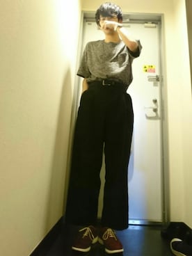 「ヌバック」｜takaさん（メンズ・170cm）の夏コーディネート