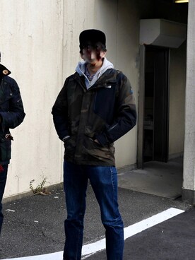 「ドラフトリーバイス」｜「アイテム（マウンテンパーカー）」を使った、NAAGAさん（メンズ・176cm）の冬コーディネート