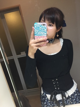 「Honeys（ハニーズ）のアイテム（アクセサリー）」を使った、makikotarouさん（レディース・170cm）の秋コーディネート