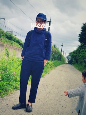 「SUNDAY WORKS（サンデーワークス）のアイテム」を使った、ムーンダンスさん（メンズ・173cm）の夏コーディネート