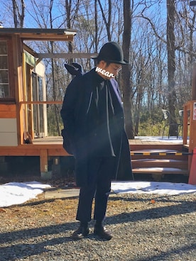 「SUNDAY WORKS（サンデーワークス）のアイテム」を使った、ムーンダンスさん（メンズ・173cm）の冬コーディネート