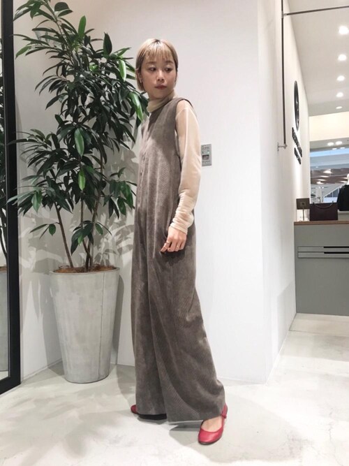 ★ビューティーアンドユース［S］大人カジュアル◎コーデュロイワイドオールインワン BEAUTY&YOUTH UNITED ARROWS（ビューティーアンドユース