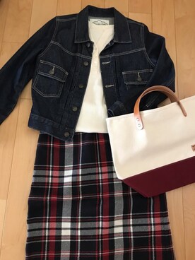 「buddy（バディ）のアイテム」を使った、Rennさん（レディース・157cm）の秋コーディネート