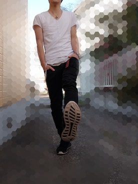 「bajra（バジュラ）のアイテム」を使った、Keyさん（メンズ・175cm）の春コーディネート