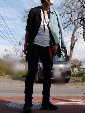 「bajra（バジュラ）のアイテム」を使った、Keyさん（メンズ・175cm）の春コーディネート