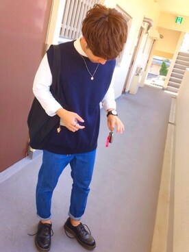 いっせーさん（メンズ・167cm）の秋コーディネート