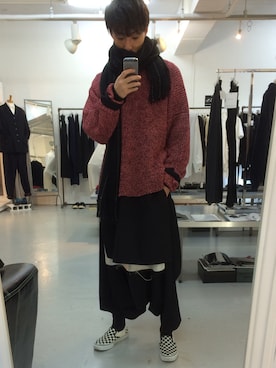 「sulvam（サルバム）のアイテム（その他アウター）」を使った、kousakuさん（メンズ・175cm）の冬コーディネート