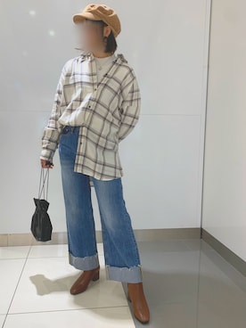 「アイテム（ピアス（両耳用））」を使った、narumin♡さん（レディース・153cm・20代）の冬コーディネート