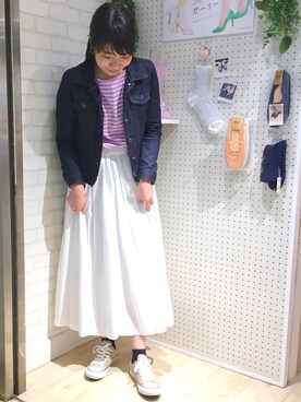 「ラベンダー」｜Natsu　Nakanoさん（レディース・157cm）の春コーディネート