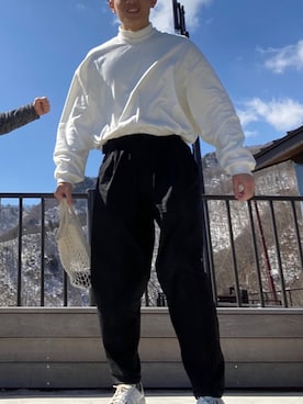 「EVCON」｜ナイスさん（メンズ・169cm）の春コーディネート