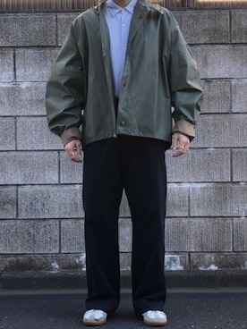 「コモリシャツ」｜ナイスさん（メンズ・169cm）の春コーディネート