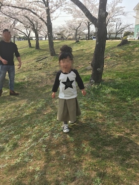 Hiroko Fさん（キッズ・100cm）の春コーディネート