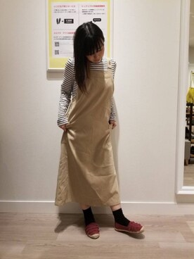 「オリエンタルトラフィック」｜「アイテム（スリッポン）」を使った、WA浜松市野店さん（レディース・163cm）の春コーディネート