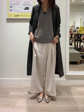 WA浜松市野店さん（レディース・163cm）の春コーディネート