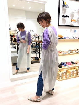 「オリエンタルトラフィック」｜WA浜松市野店さん（レディース・163cm）の春コーディネート
