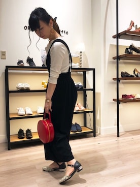 「サークルバッグ」｜「アイテム（パンプス）」を使った、WA浜松市野店さん（レディース・163cm）の春コーディネート