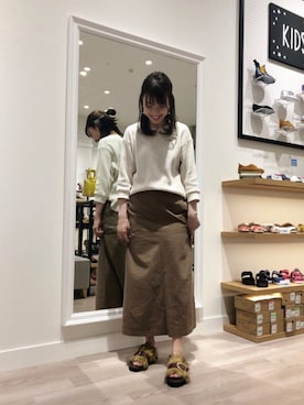 WA浜松市野店さん（レディース・163cm）の春コーディネート