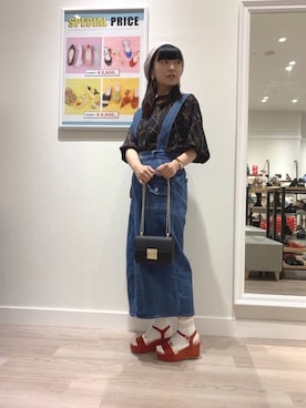 WA浜松市野店さん（レディース・163cm）の春コーディネート