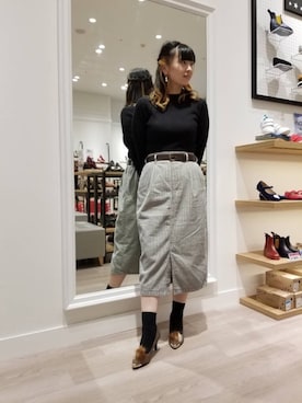 WA浜松市野店さん（レディース・163cm）の秋コーディネート