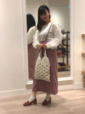 「2111」｜WA浜松市野店さん（レディース・163cm）の春コーディネート