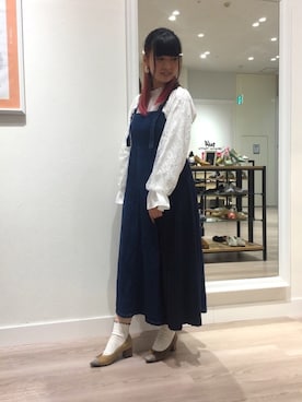 WA浜松市野店さん（レディース・163cm）の春コーディネート