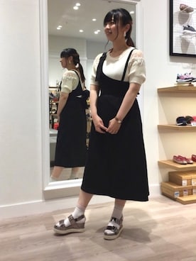 WA浜松市野店さん（レディース・163cm）の夏コーディネート
