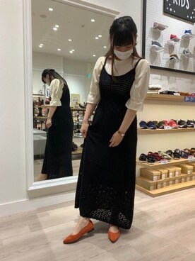 「べっ甲」｜WA浜松市野店さん（レディース・163cm）の秋コーディネート