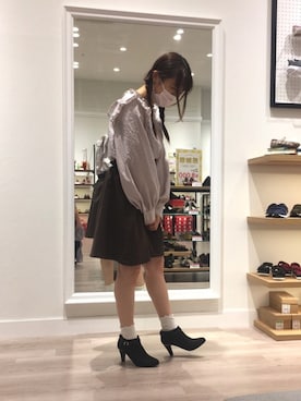 「ブーティ」｜WA浜松市野店さん（レディース・163cm）の秋コーディネート