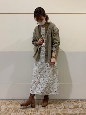 WA浜松市野店さん（レディース・163cm）の秋コーディネート