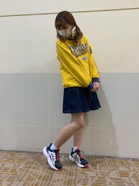 「PINK HOUSE（ピンクハウス）のアイテム」を使った、WA浜松市野店さん（レディース・163cm）の秋コーディネート