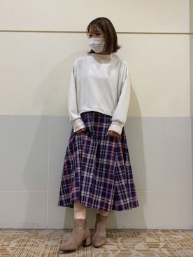 WA浜松市野店さん（レディース・163cm）の秋コーディネート