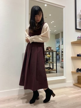 WA浜松市野店さん（レディース・163cm）の秋コーディネート