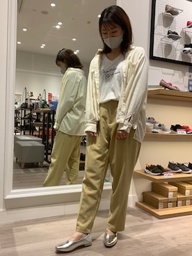 WA浜松市野店さん（レディース・163cm）の冬コーディネート