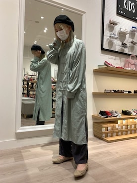 「メッシュパンプス」｜WA浜松市野店さん（レディース・163cm）の春コーディネート