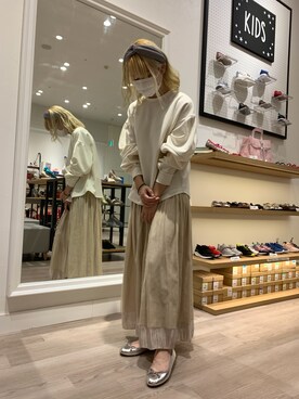 WA浜松市野店さん（レディース・163cm）の春コーディネート