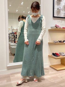 WA浜松市野店さん（レディース・163cm）の春コーディネート