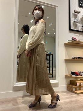 WA浜松市野店さん（レディース・163cm）の春コーディネート