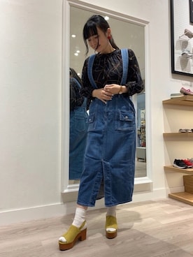 WA浜松市野店さん（レディース・163cm）の春コーディネート