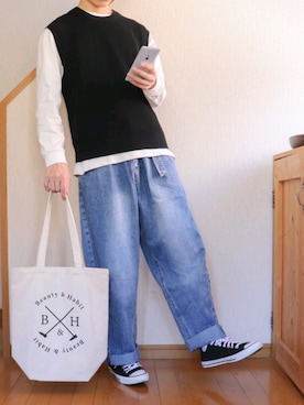 ひでさん（メンズ・170cm）の春コーディネート