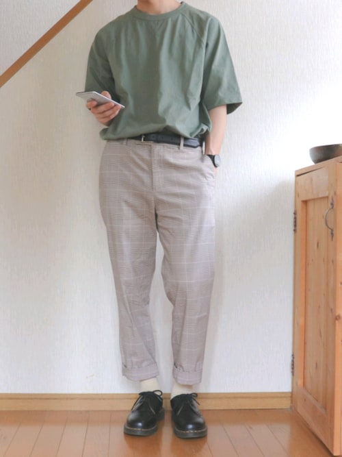 ひで ユニクロのtシャツ カットソーを使ったコーディネート Wear